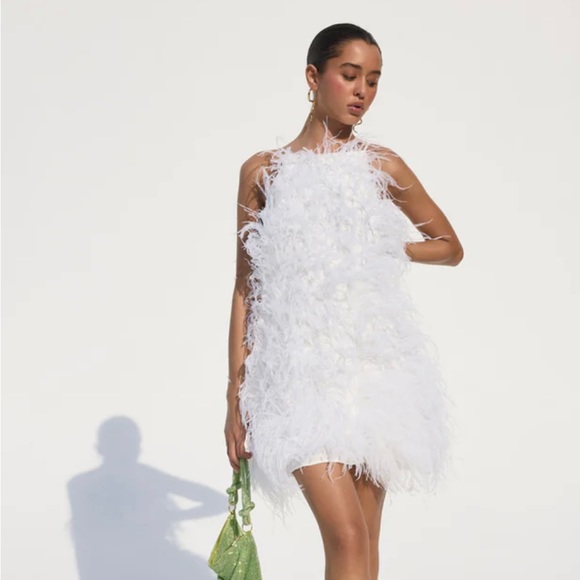 CULT GAIA SHANNON WHITE DRESS NEVER WORN WITH TAGS - Picture 2 of 8